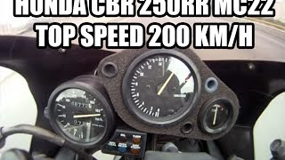 Honda CBR 250RR  200 kmh [upl. by Persons]