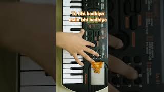 Tu bhi badhiya main bhi badhiya song pianotutorial yt [upl. by Converse]