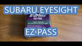 Subaru Eyesight EZ Pass Location [upl. by Towill492]