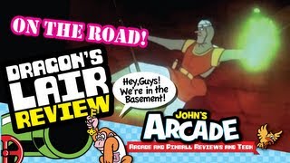 Dragons Lair Arcade Game Review  Cinematronics 1983  FUNSPOT ARCADE [upl. by Karilynn]