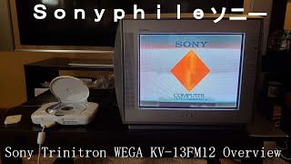 Sony 13quot Trinitron WEGA KV13FM12 Overview [upl. by Kirven]