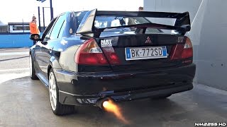 Mitsubishi Lancer EVO VI with AntiLag System  LOUD Backfires [upl. by Ednew663]