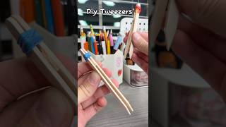 ✨DIY Tweezers super easy diy craft crafts papercraft cutecrafts diycrafts thingstodo cute [upl. by Zitvaa910]