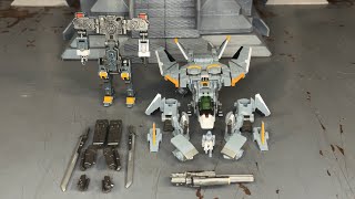 Review of Takara Tomy Diaclone Reboot TM  24 Tactical Mover Horus Versaulter F Thrust Unit [upl. by Lindholm]