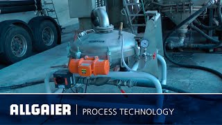 Allgaier Process Technology  Vibrall D 800 HP  pneumatic screen [upl. by Feliks]