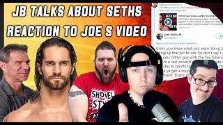 JB Responds to  SETH ROLLINS Twitter Freak out on JOE CRONIN  GrimsToyShow amp Dave Meltzer [upl. by Orenid]