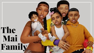 Sims 4 CAS  The Mai Family  CC Folder amp Sim Download [upl. by Eniak]