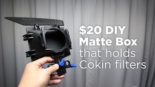 20 DIY Matte box that hold Cokin P filters tutorial by Chung Dha [upl. by Idham666]