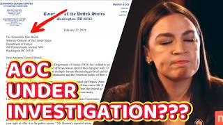 AOC TERRIFIED Begs DOJ to Reveal Investigation into Her Helping Migrants aoc newyork immigration [upl. by Aislehc]