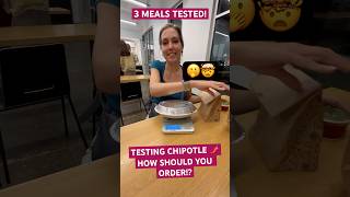 3 Exact Chipotle Meals Which Weighs More Testing Chipotle Theories [upl. by Cortie]