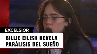 Billie Eilish revela que tiene parálisis del sueño en entrevista con Roberto Martínez [upl. by Aymer708]