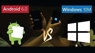 WHICH IS FASTER Android 60 vs Windows 10 Mobile  Boot Up Comparison [upl. by Cherilyn346]