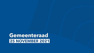 Gemeenteraad Nieuwpoort 25 november 2021 [upl. by Luemas983]