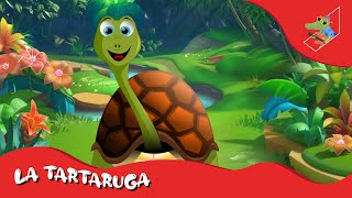 LA TARTARUGA  Canzone per bambini Karaoke con testo [upl. by Eannyl]