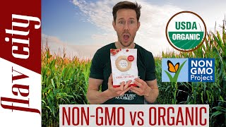 Organic vs NonGMO Food  Whats The Difference amp Which Is Better [upl. by Kee644]