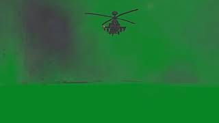 TOP AND NO COPYRIGHT GREEN SCREEN VIDEO  HELICOPTER MISSILES GREEN SCREEN [upl. by Poppo112]