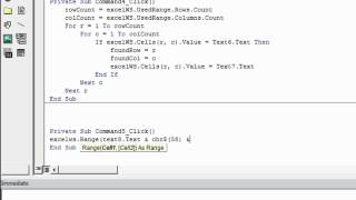 Excel in VB6 0 5 How to Format the cells in Excel sheet in VB6 0 [upl. by Notnats]