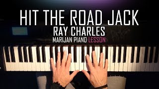 How To Play Ray Charles  Hit The Road Jack  Piano Tutorial Lesson  Sheets [upl. by Kenta524]