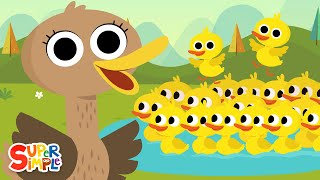 500 Ducks  Kids Songs  Super Simple Songs [upl. by Abijah59]