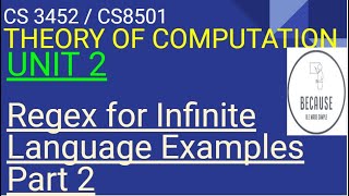 26 Regex Example for Infinite Language Part 2 in Tamil [upl. by Eislehc648]