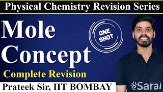 Mole Concept OneShot  Physical Chemistry Complete Revision for Class 11 JEE NEET [upl. by Pilihp]