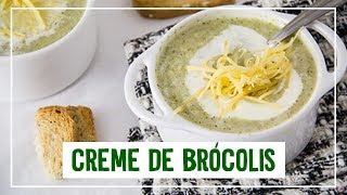 CREME DE BRÓCOLIS  Receita de Sopa Creme de Brócolis lowcarb [upl. by Adliw]