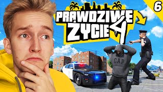 GTA V PRAWDZIWE ŻYCIE 6 PROBLEM Z POLICJĄ 👮🏻‍♂️ S4 [upl. by Nosidam222]