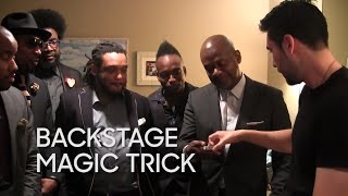 Backstage Magic Trick Dan White and The Roots [upl. by Heydon]