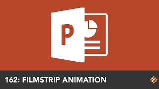 Create a Filmstrip Loop Animation in PowerPoint  Everyday Office 052 [upl. by Selda]