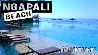 NGAPALI BEACH HILTON RESORT amp SPA  MYANMAR TRAVEL HIGHLIGHTS [upl. by Nommad]