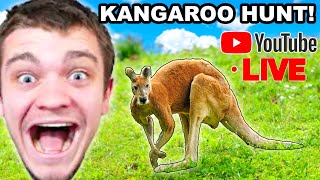 Hunting Down Kangaroos in Australia Livestream [upl. by Octavus]