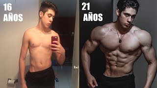 Carlos Belcast  Transformación GYM 5 años 16 21 MOTIVACIONAL [upl. by Yentrac429]