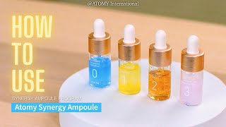 How To Use ATOMY Synergy Ampoule [upl. by Steven]