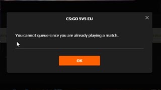 Faceit Bug  How to fix the queue bug in CSGO Faceit 2018 [upl. by Fattal371]