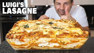 Das original LASAGNE REZEPT von Luigi [upl. by Notsnhoj]