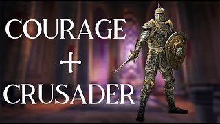 Get Minor Courage with ESO Crusader Set [upl. by Arikat]