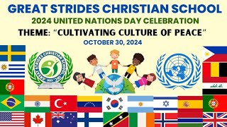 2024 Great Strides Christian School United Nations National Costumes [upl. by Nnaid473]