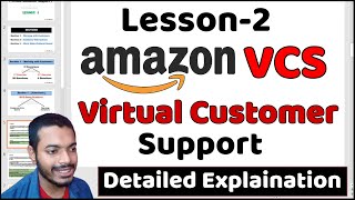 Amazon VCS Virtual Customer Support Assessment Test  Detailed Explanation [upl. by Auhs167]