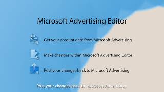 Microsoft Advertising Editor [upl. by Anilejna]