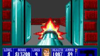 Wolfenstein 3D  Episode 1  Level 8 [upl. by Wallas]