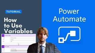 Power Automate Tutorial  How to use variables [upl. by Flatto]