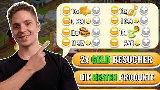 MILLIONÄR in HAY DAY WERDEN 🤑 2x Geld Besucher Event Guide Level 9 bis 1000 🤑🤑 [upl. by Elohcin]