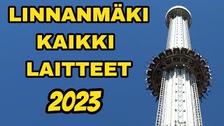 Linnanmäki KAIKKI LAITTEET 2023 [upl. by Ietta]