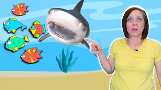 🐠 Five Little Fishies 🐡 Action Rhyme for preschool kids and toddlers [upl. by Onifur]