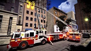 EmergeNYC Fire On The Top Floor  FDNY Responding [upl. by Ettevroc842]