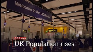 UKs population increases by 1 in a year mainly due to net migration ONS says UK 8Oct2024 [upl. by Gorski424]