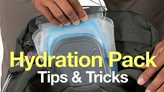 Hydration Pack  Water Bladder Tips amp Tricks [upl. by Aretse163]