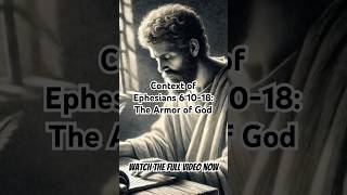 Context of Ephesians 61018 The Armor of God  Watch Episode 1 Now [upl. by Ardeth]