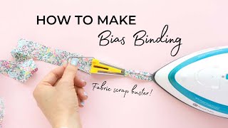 HOW TO MAKE BIAS BINDING with amp without a bias binding maker [upl. by Vories]