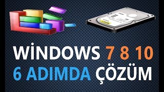 Harddisk Hatalarını Onarma Windows 7 8 10 [upl. by Kyne]